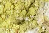Sulfur Crystal Cluster - Steamboat Springs, Nevada #129743-1